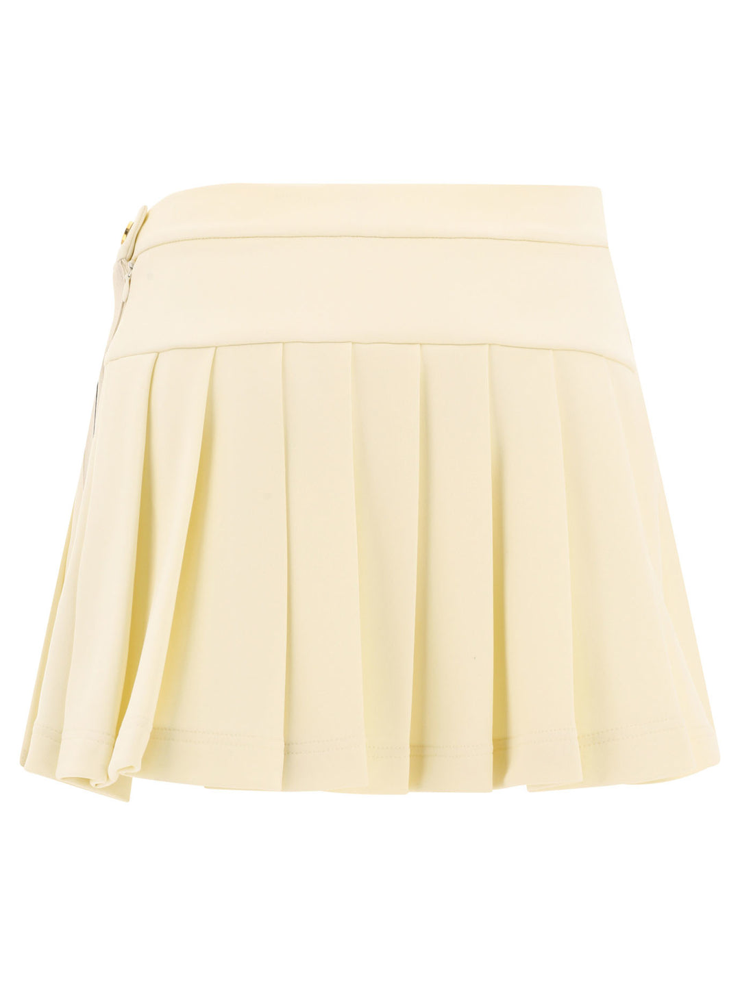 Pleated Track Skirt Skirts Beige