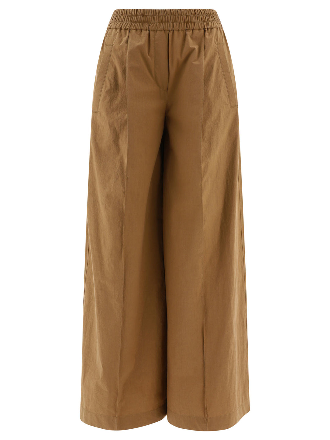 Wide Trousers Brown