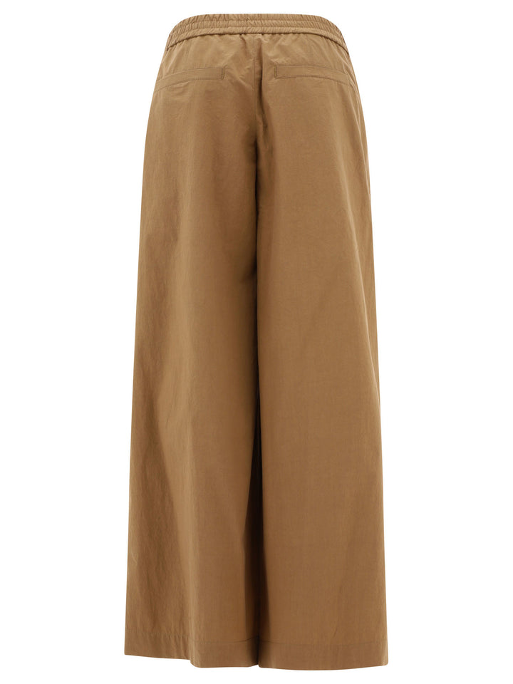 Wide Trousers Brown