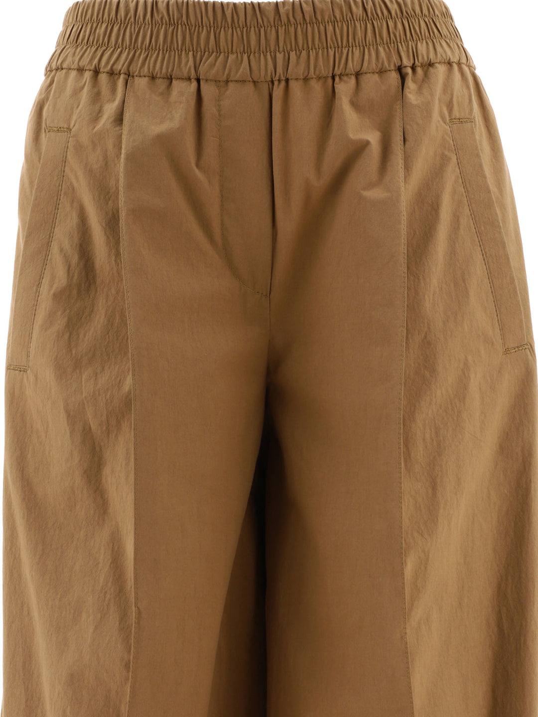 Wide Trousers Brown