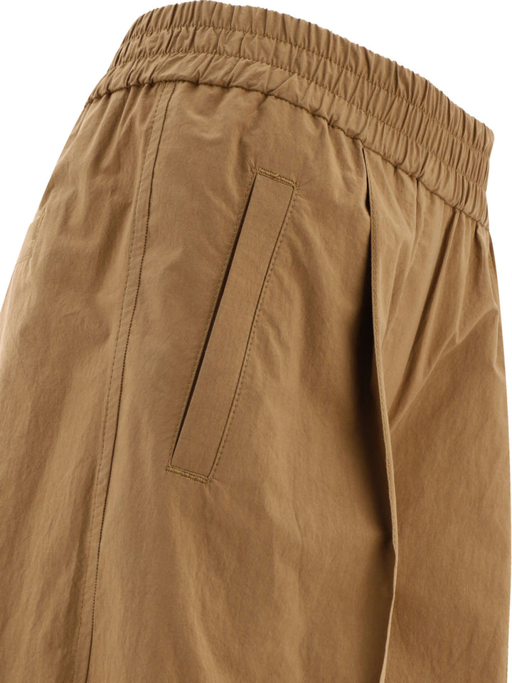 Wide Trousers Brown