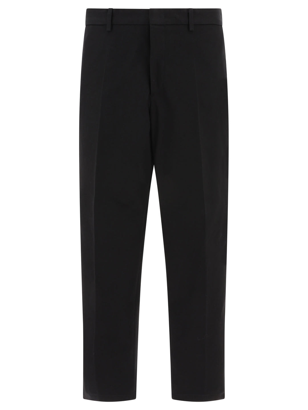 Gabardine Trousers Black