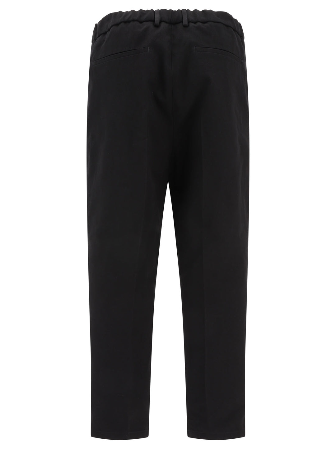 Gabardine Trousers Black