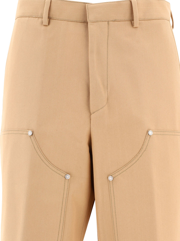 Monogram Trousers Beige