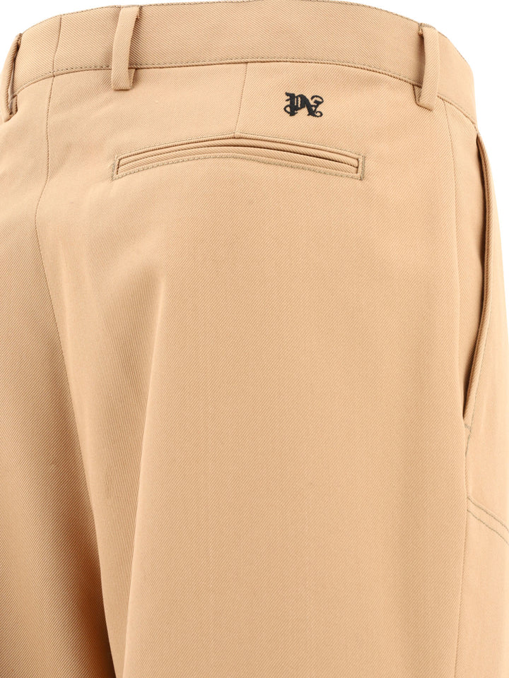 Monogram Trousers Beige