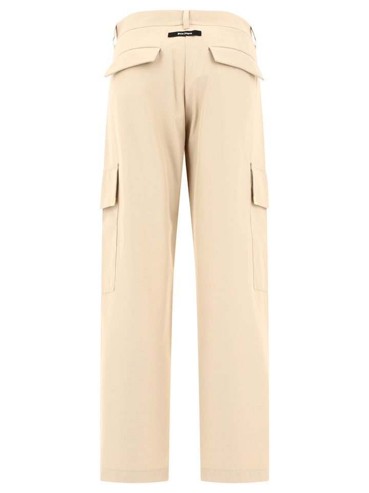 Metal Frame Trousers Beige