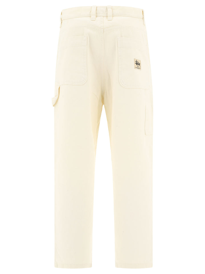 Canvas Work Trousers Beige