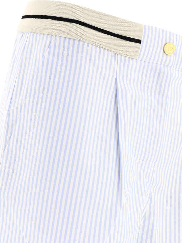 Striped Boxer S Short Light Blue