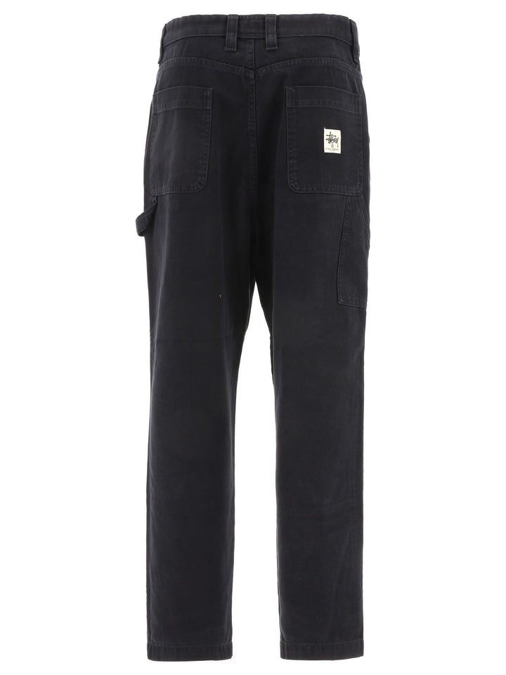 Canvas Work Trousers Black