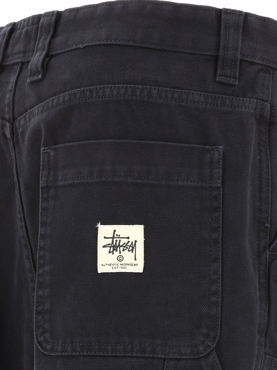 Canvas Work Trousers Black