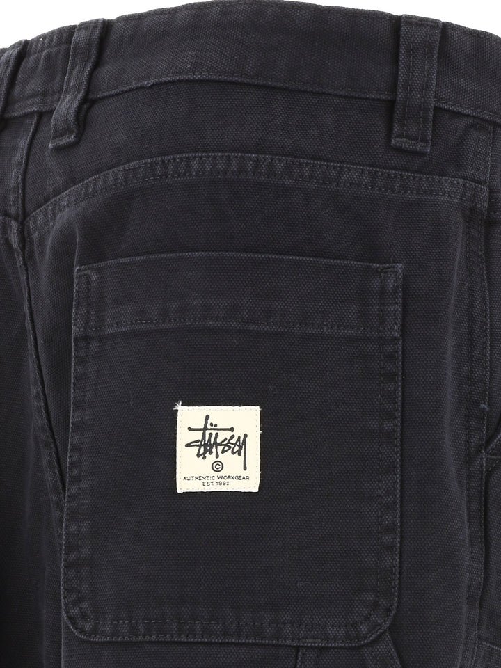 Canvas Work Trousers Black