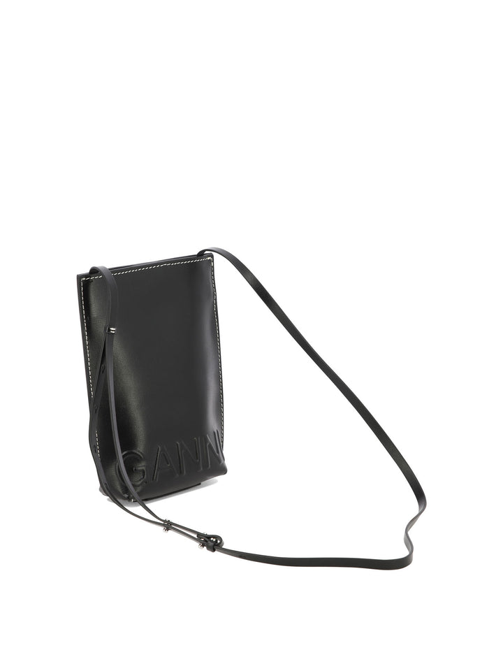 Small Banner Crossbody Bags Black