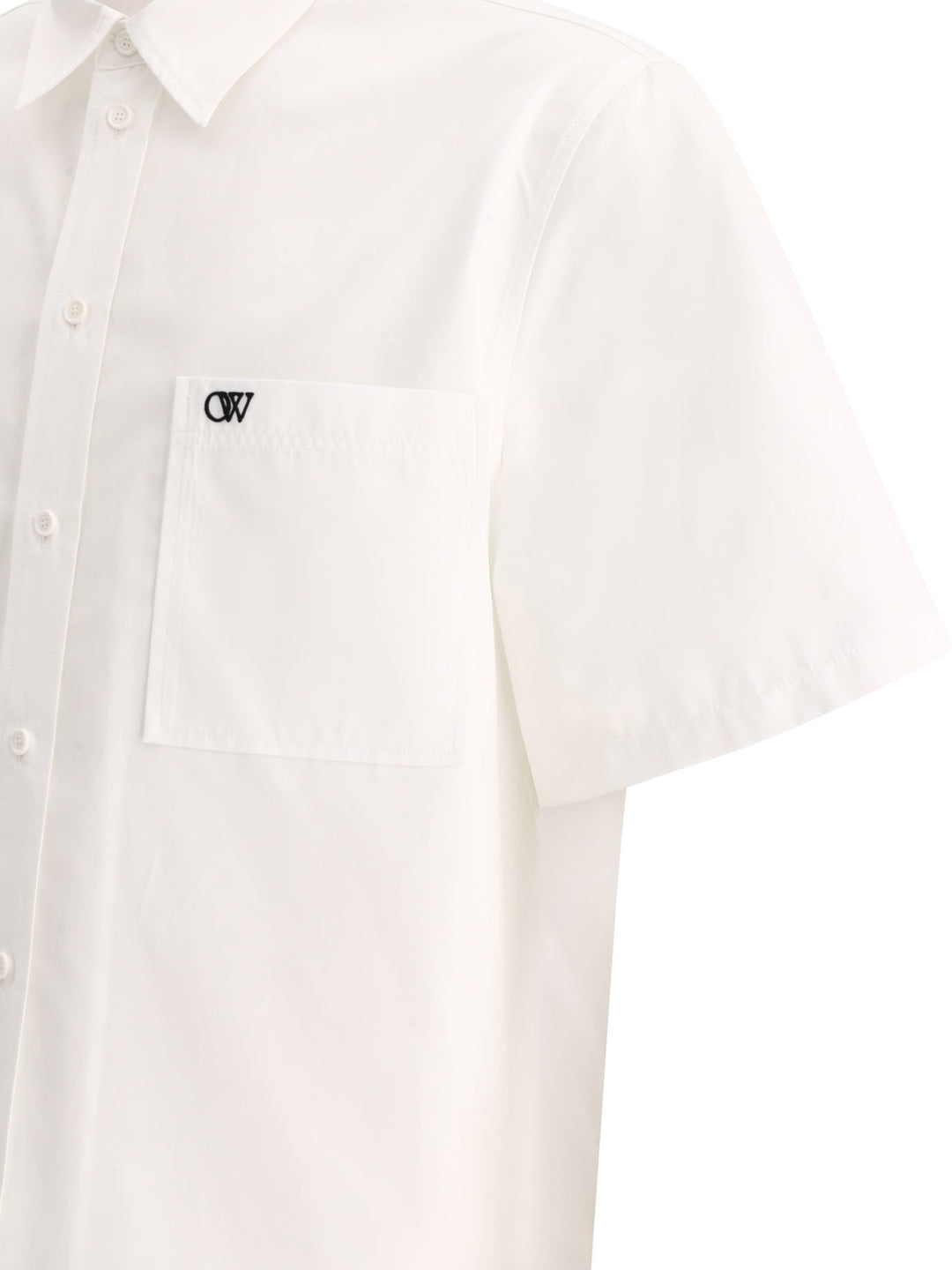 Embroidered Shirt Shirts White