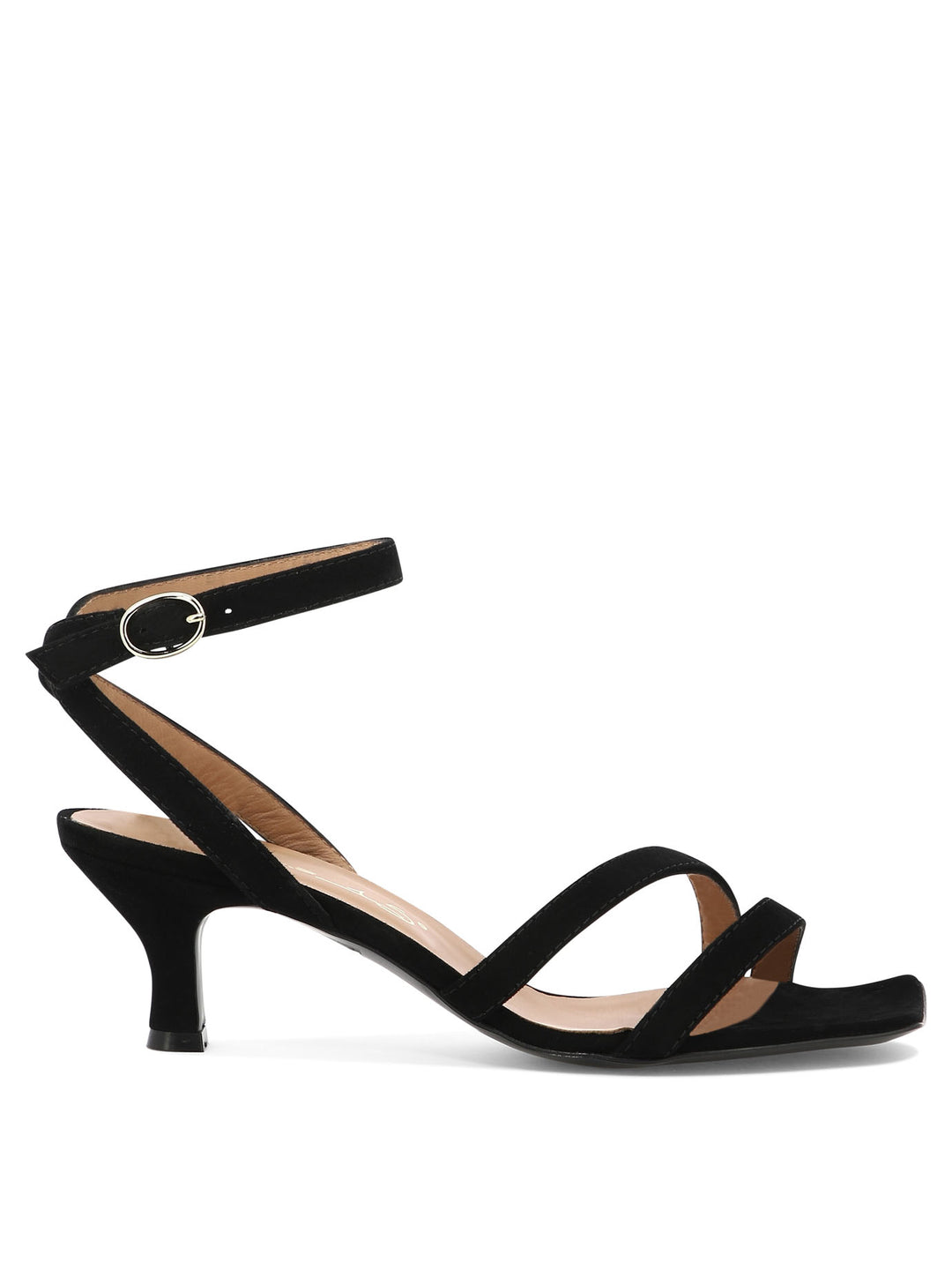 Suede Sandals Black