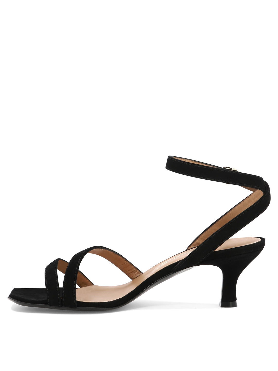 Suede Sandals Black