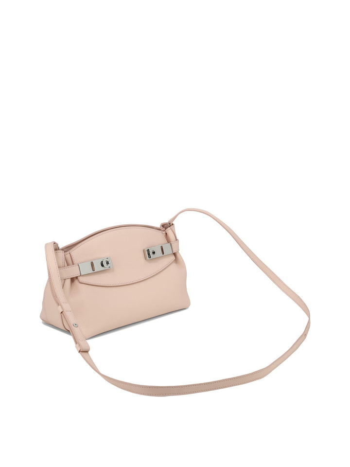 Hug Crossbody Bags Pink