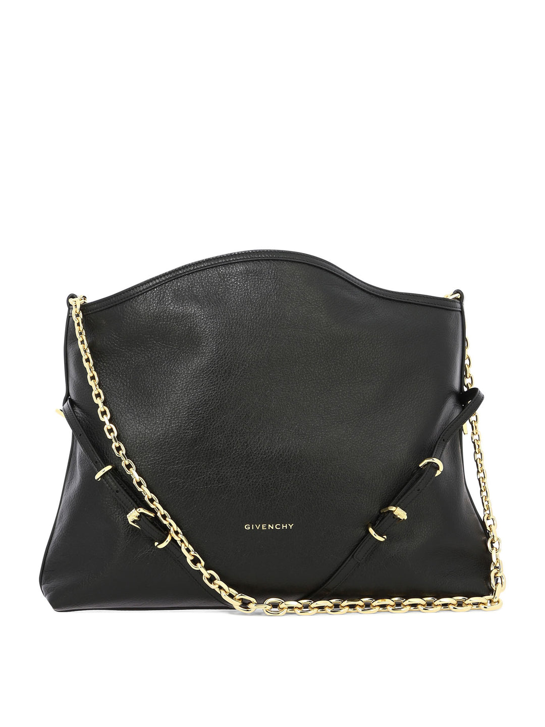 Voyou Chain Shoulder Bags Black