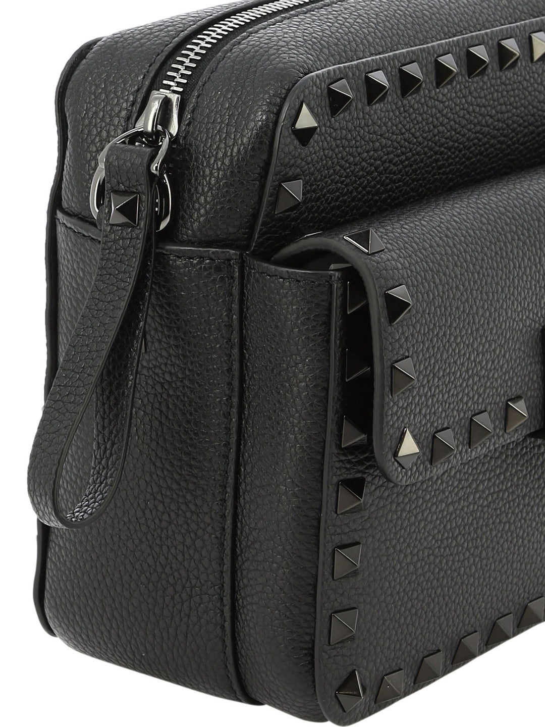 Rockstud Crossbody Bags Black