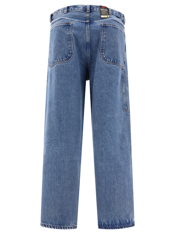 Carpenter Crop Jeans Light Blue