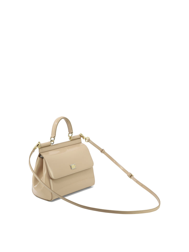 Small Sicily Handbags Beige