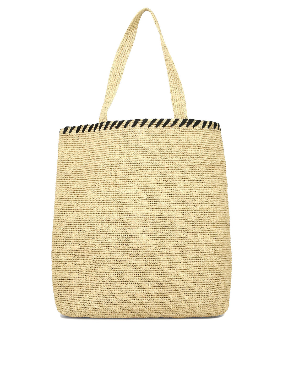 Shopping Bag With Logo Shoulder Bags Beige