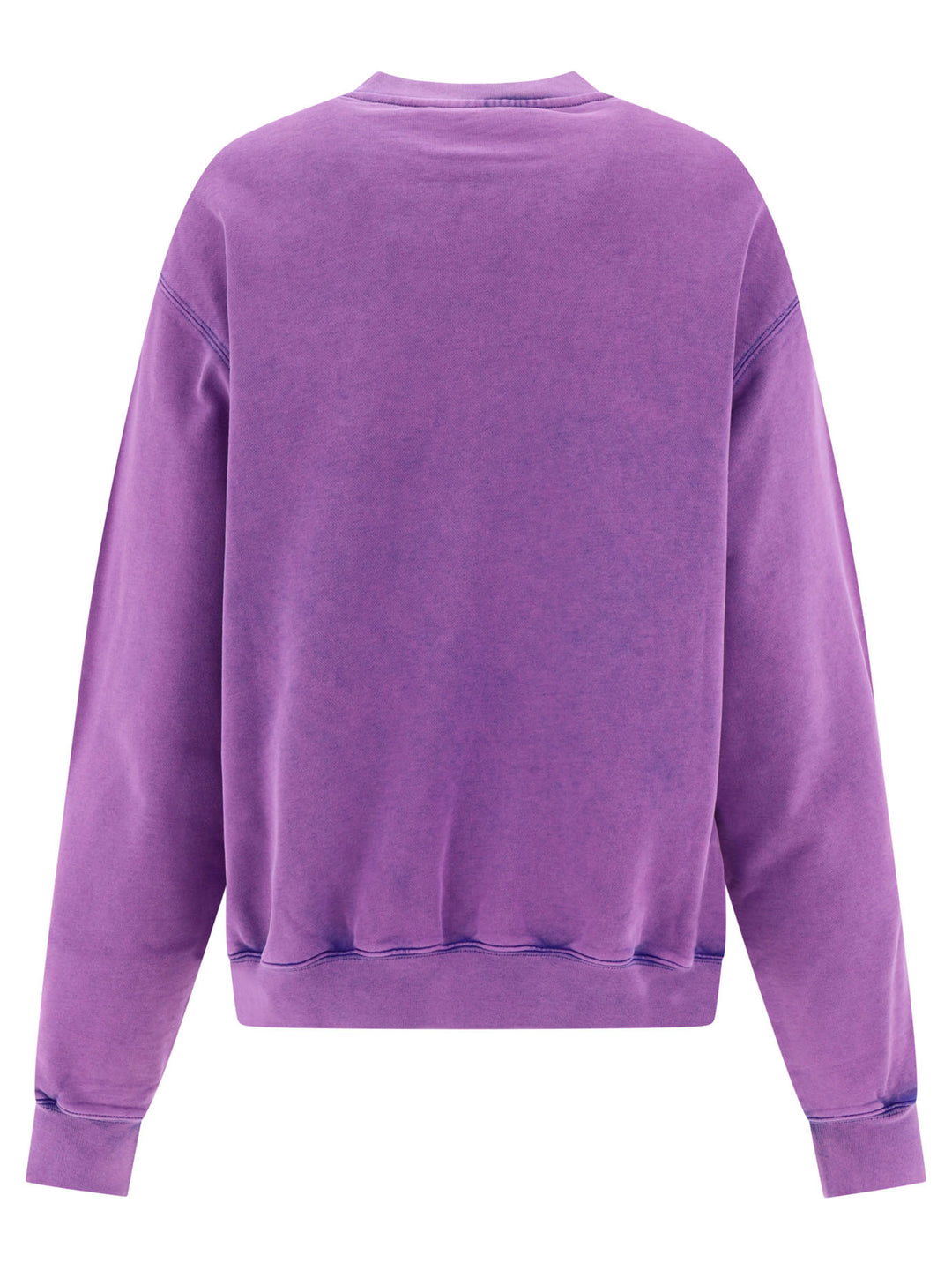 Sweatshirt With Blurred Logo Sweatshirts Purple