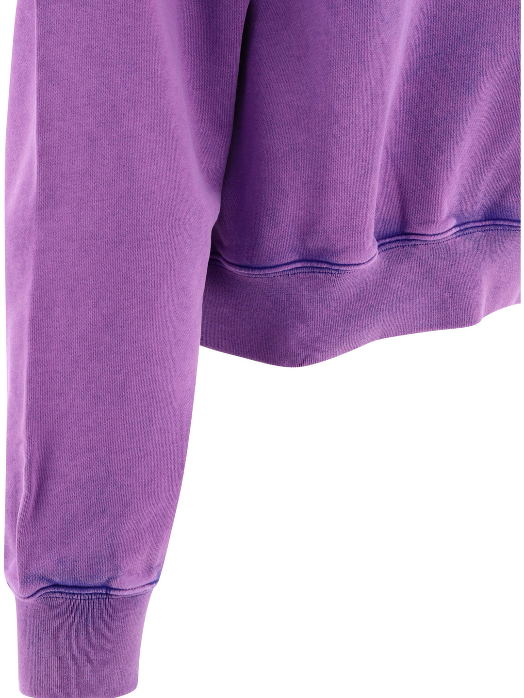 Sweatshirt With Blurred Logo Sweatshirts Purple