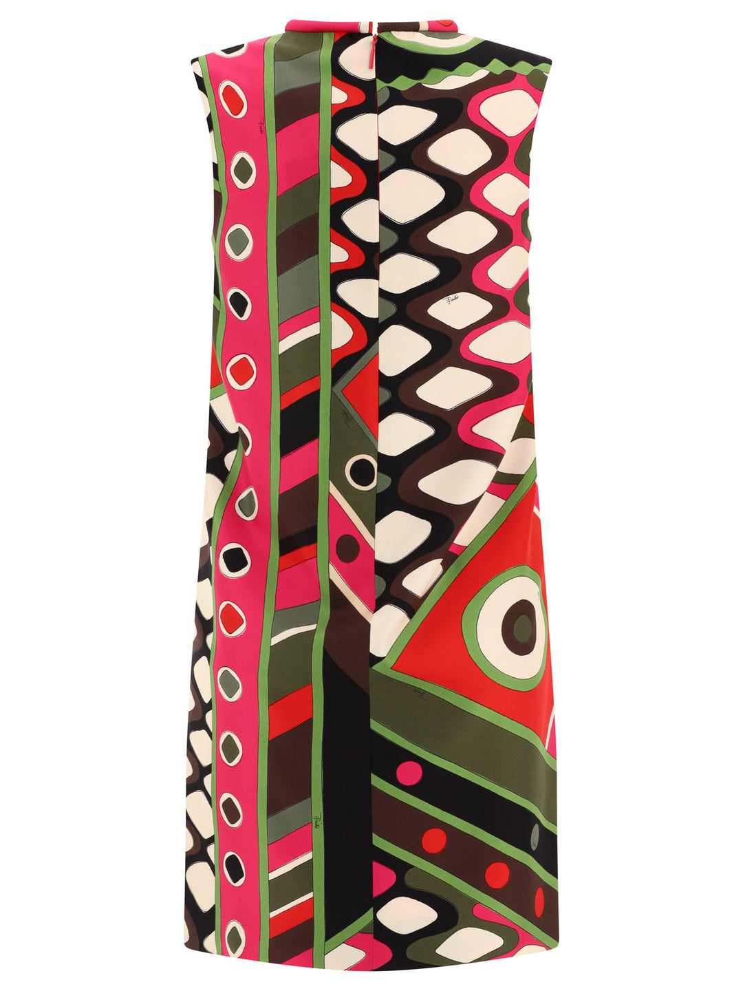 Vivara-Print Dress Dresses Fuchsia