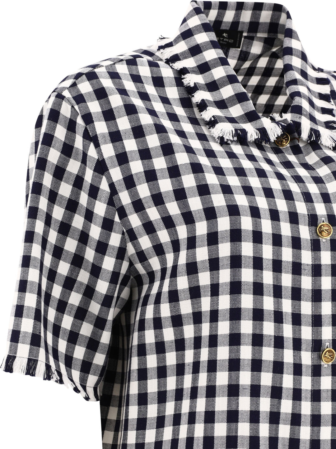 Gingham Shirt Shirts Blue