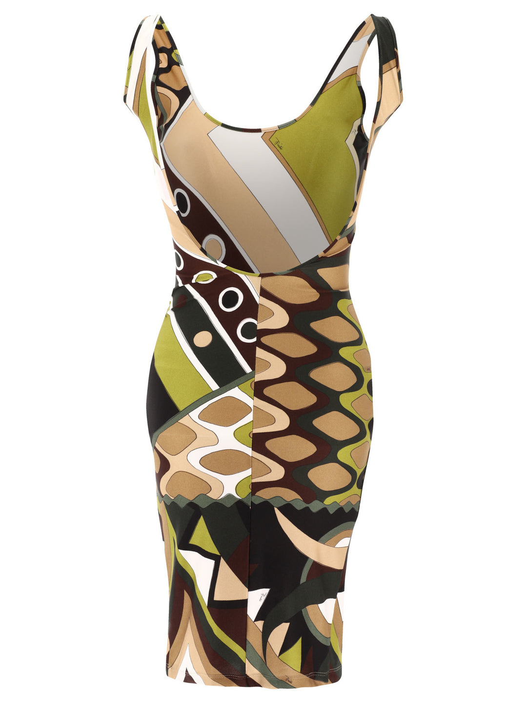 Vivara-Print Dress Dresses Green