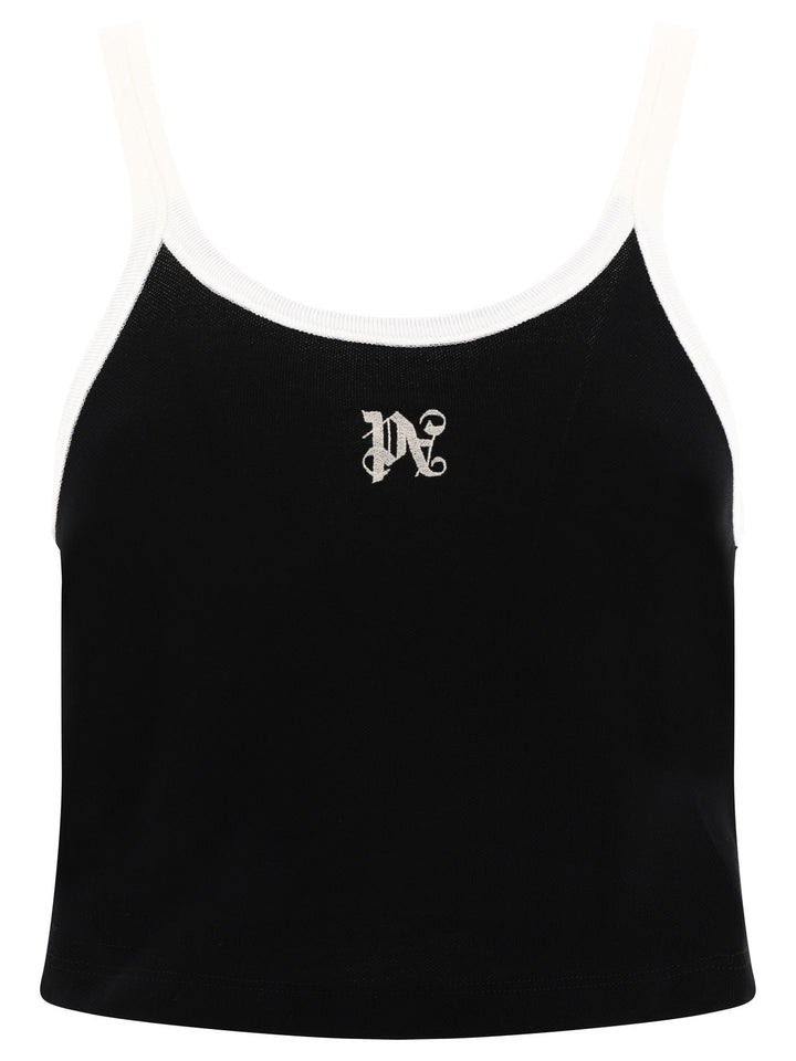 Monogram Tops Black