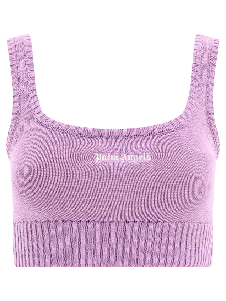 Classic Logo Tops Purple