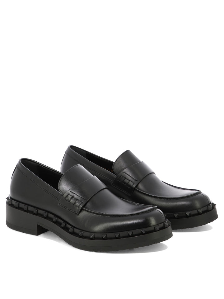 Rockstud M-Way Loafers & Slippers Black