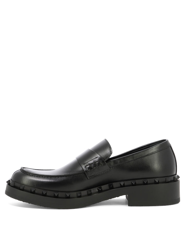 Rockstud M-Way Loafers & Slippers Black