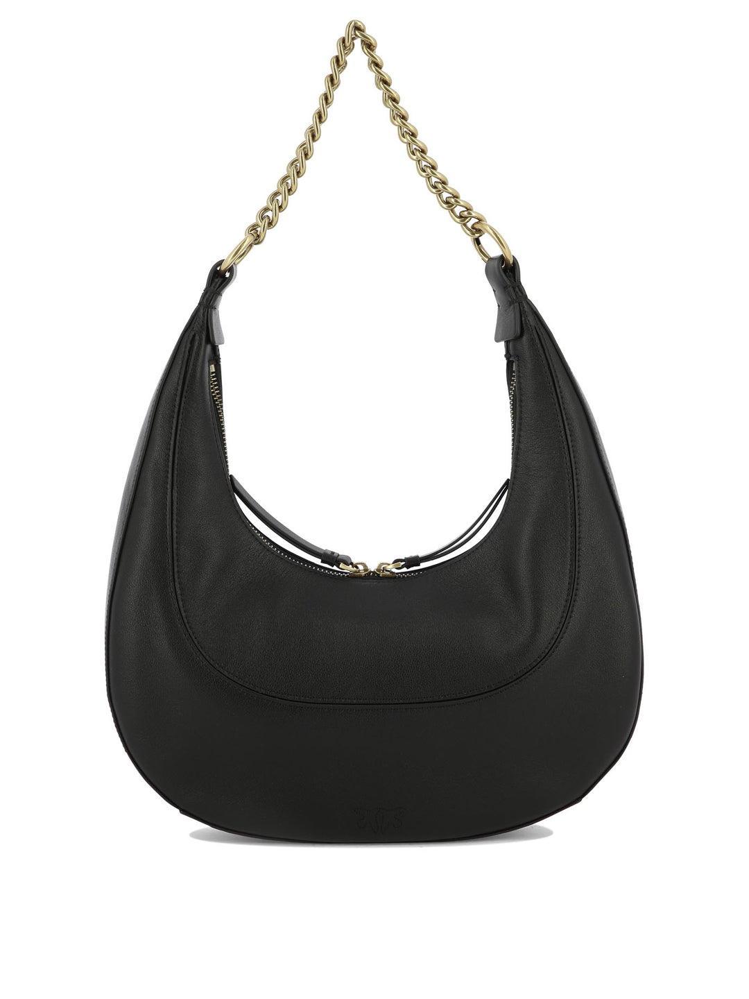 Brioche Hobo Shoulder Bags Black