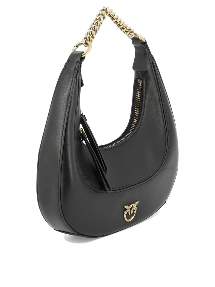 Brioche Hobo Mini Shoulder Bags Black