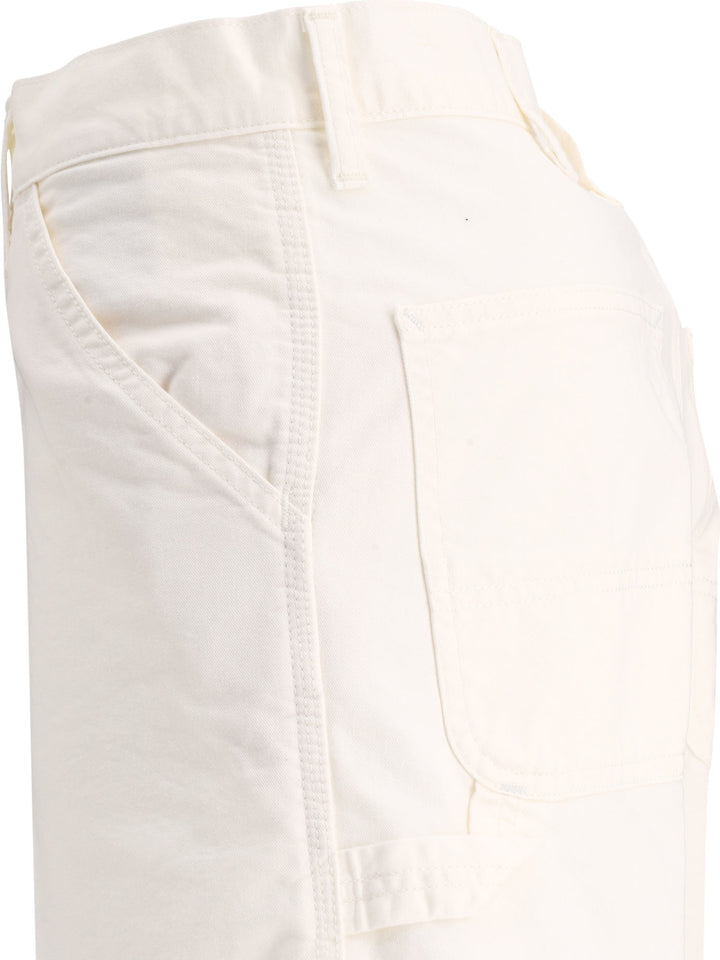 Single Knee Short White