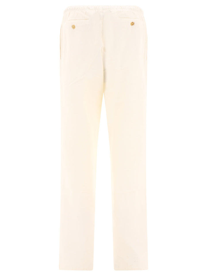 Monogram Travel Trousers White