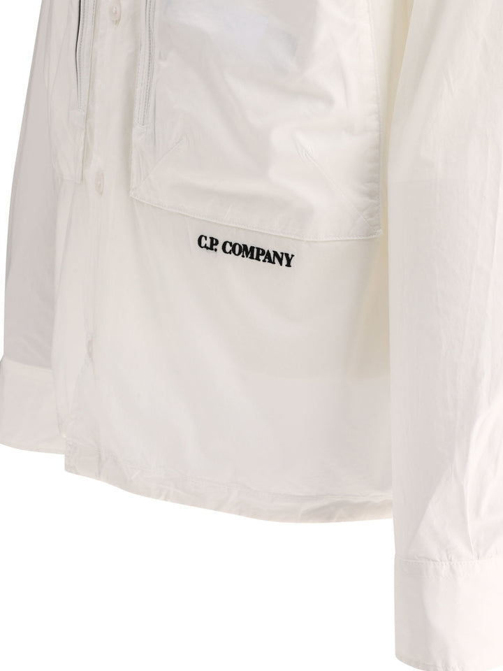 Poplin Overshirt Jackets White