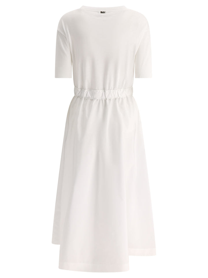 Dress With Drawstring At Waist Dresses White