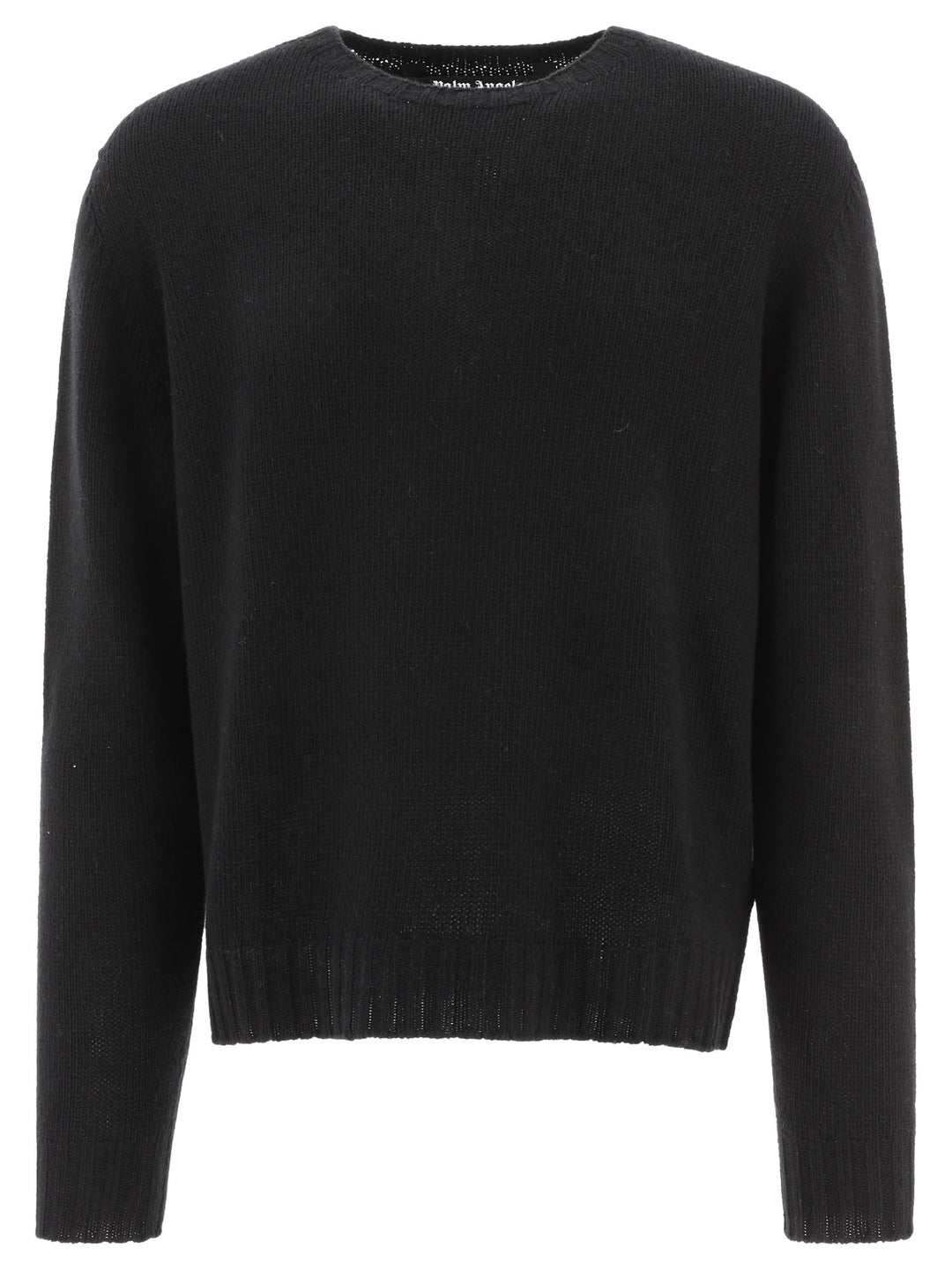 Curved Logo Knitwear Black