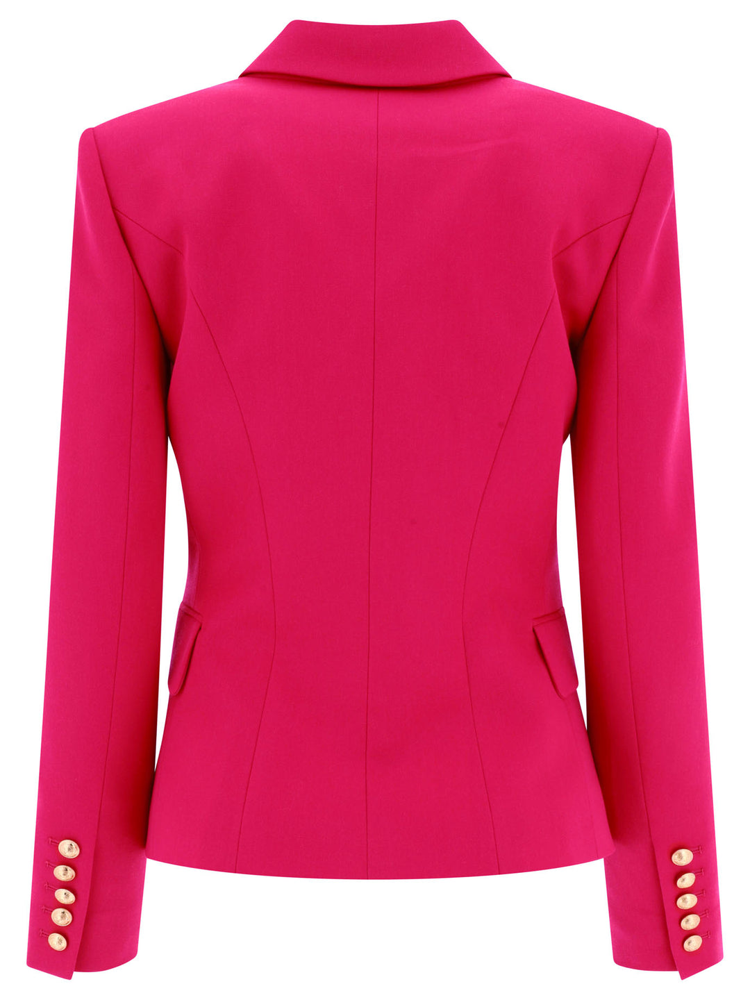 Double-Breasted Wool Jacket Jackets Fuchsia