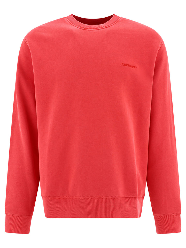 Duster Script Sweatshirts Red