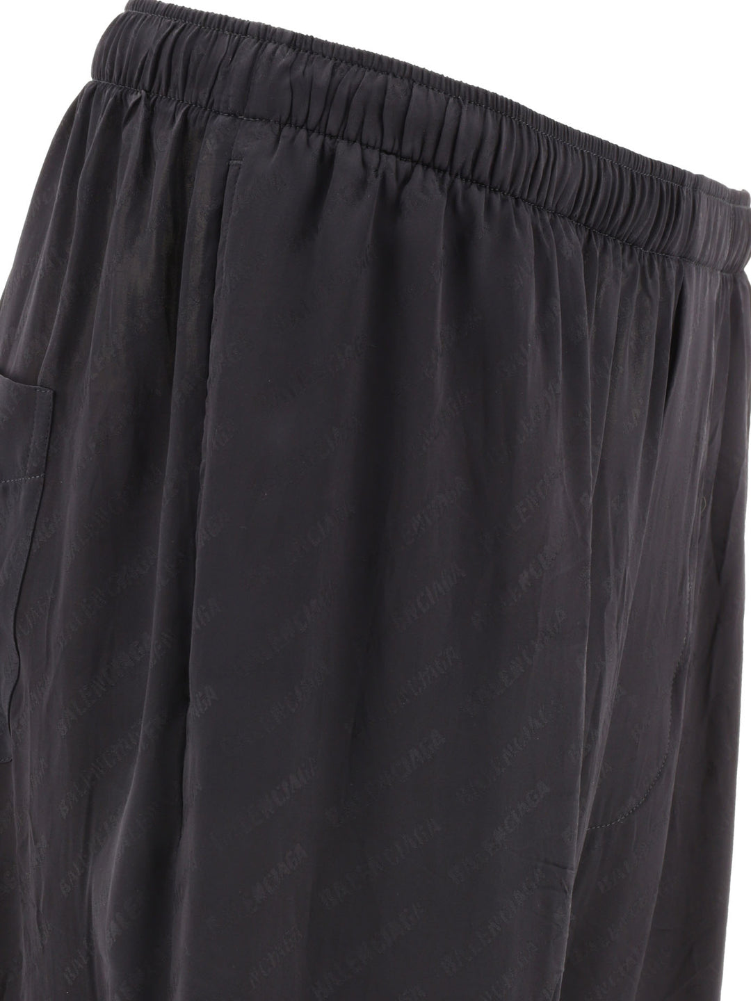 Bal Diagonal Allover Trousers Black