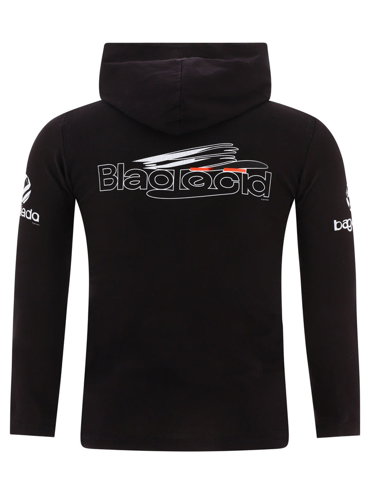 Hoodie With Logo Sweatshirts Black