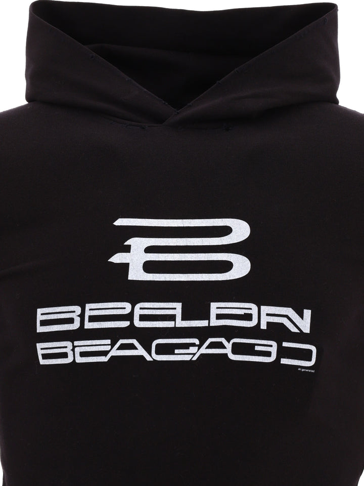 Hoodie With Logo Sweatshirts Black