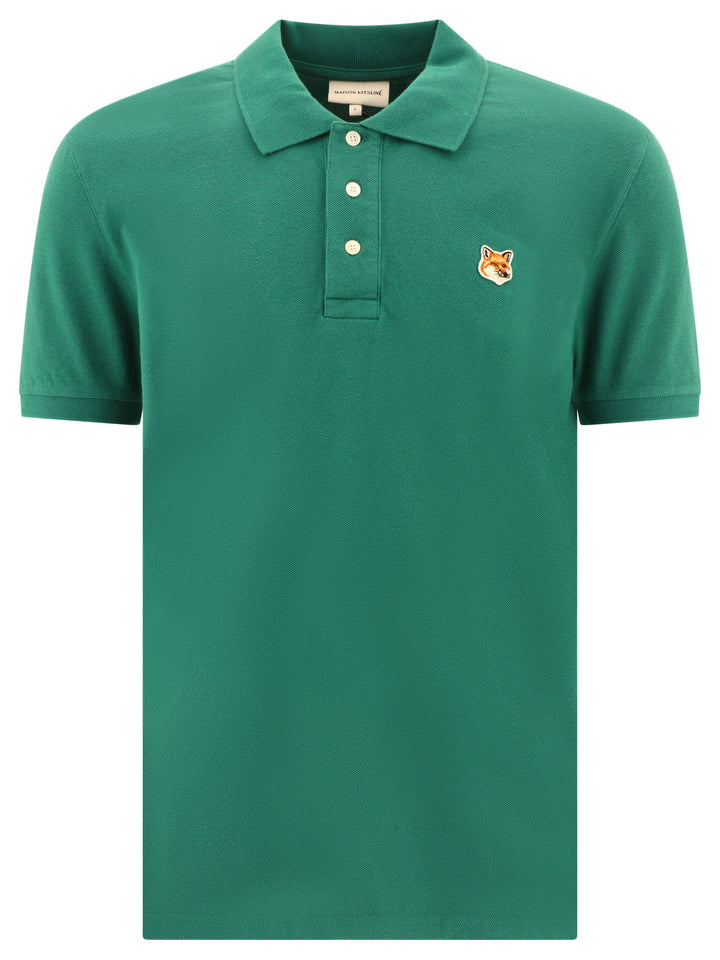 Fox Head Polo Shirts Green