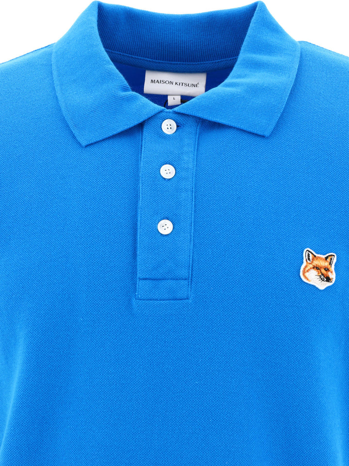 Fox Head Polo Shirts Blue