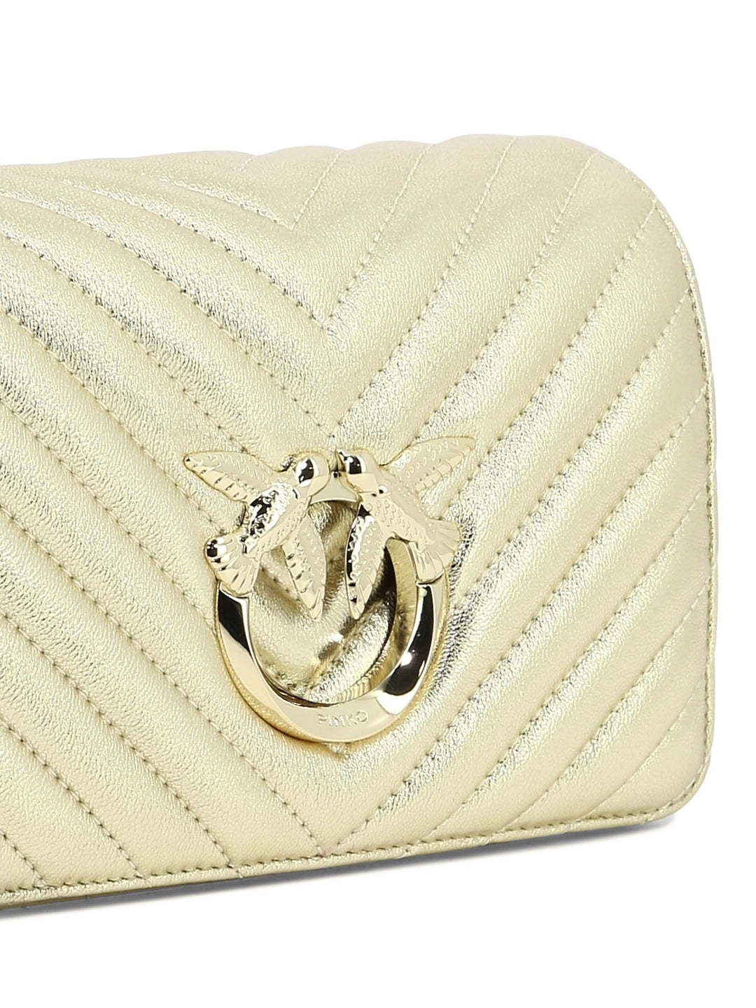 Love Click Mini Crossbody Bags Gold