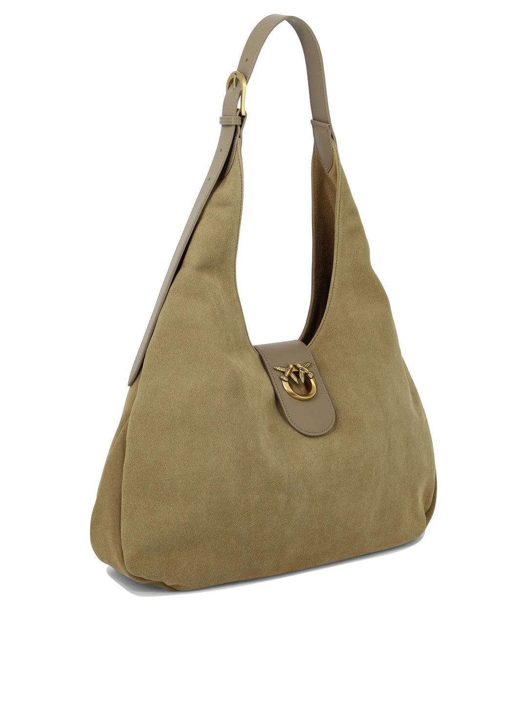 Hobo Big Shoulder Bags Beige